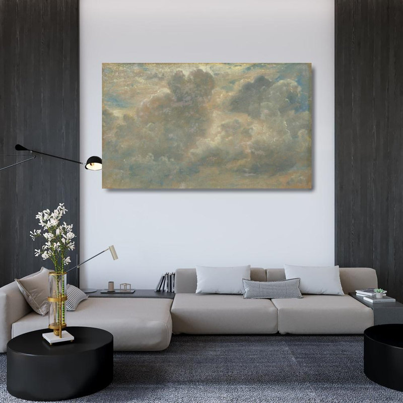 «Cloud Study» par John Constable - Art mural sur toile tendue avec châssis, H 48 po x l 33 po