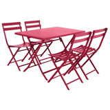 Greensboro Ochre Rectangular Folding Garden Table