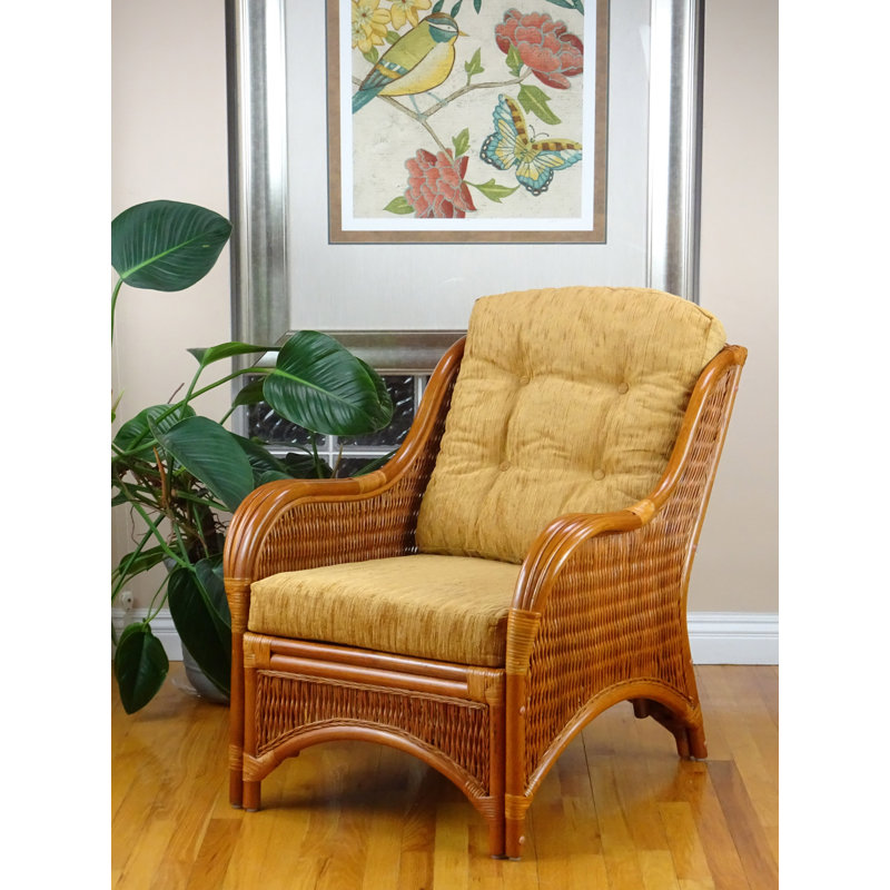 Boba Upholstered Armchair, Colonial, Light Brown Polypropylene/Olefin