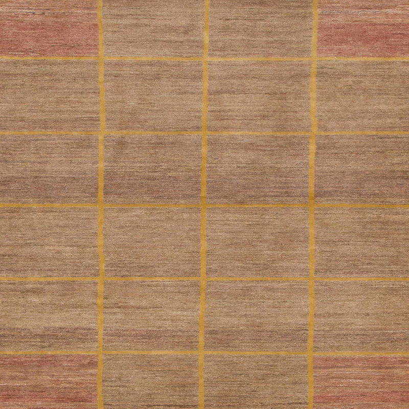Abstract Indoor Rug, Square 7'