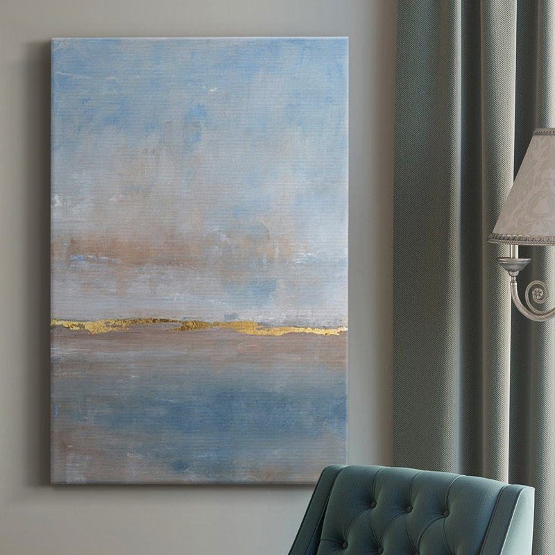Horizon visible II sur toile, H 18 po x l 12 po x P 1 po