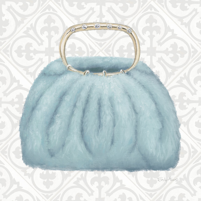 Must Have Fashion III Gray White by Emily Adams - Wrapped Canvas Painting, 30cm H x 30cm W x 3.8cm D