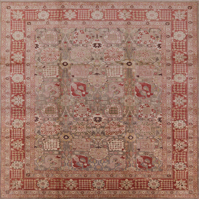 Cianne Oriental Indoor Rug, Square 6'