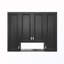 Armoire de salle de bain murale à fermeture souple avec tablettes réglables-1731516515