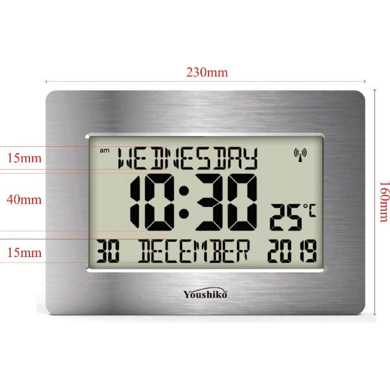 Wall Clock, Silver
