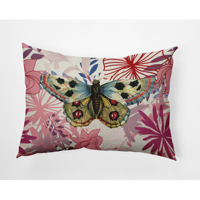 Coussin décoratif floral intérieur / extérieur en polyester