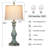 28.5'' Gibsland Resin Table Lamp with Drum Shade USB Ports Touch Switch