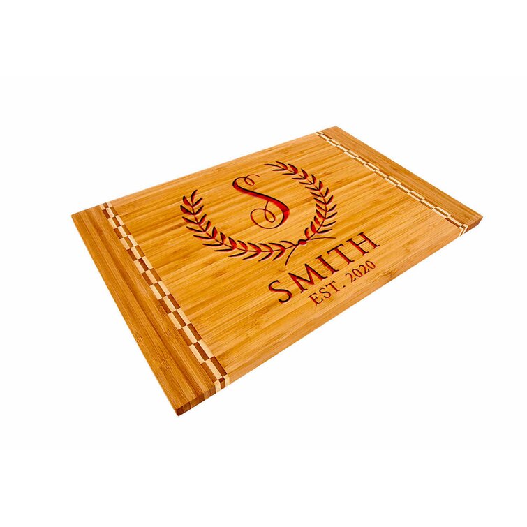 Bamboo Large Cutting Board – We Make It Personal Laser Engraving