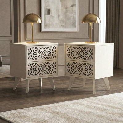 Arrastia 2 Drawer Nightstand (Set Of 2)