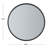 Pingry Metal Flat Wall Mirror-628688039
