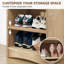 Meuble à chaussures mince de 172 cm (67,7 po), meuble de rangement pour 16 paires de chaussures hautes pour entrée-586540628