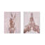 «Peace and Namaste» par Olivia Rose - impression sur toile 2 pièces-23228379-103282080-107083915