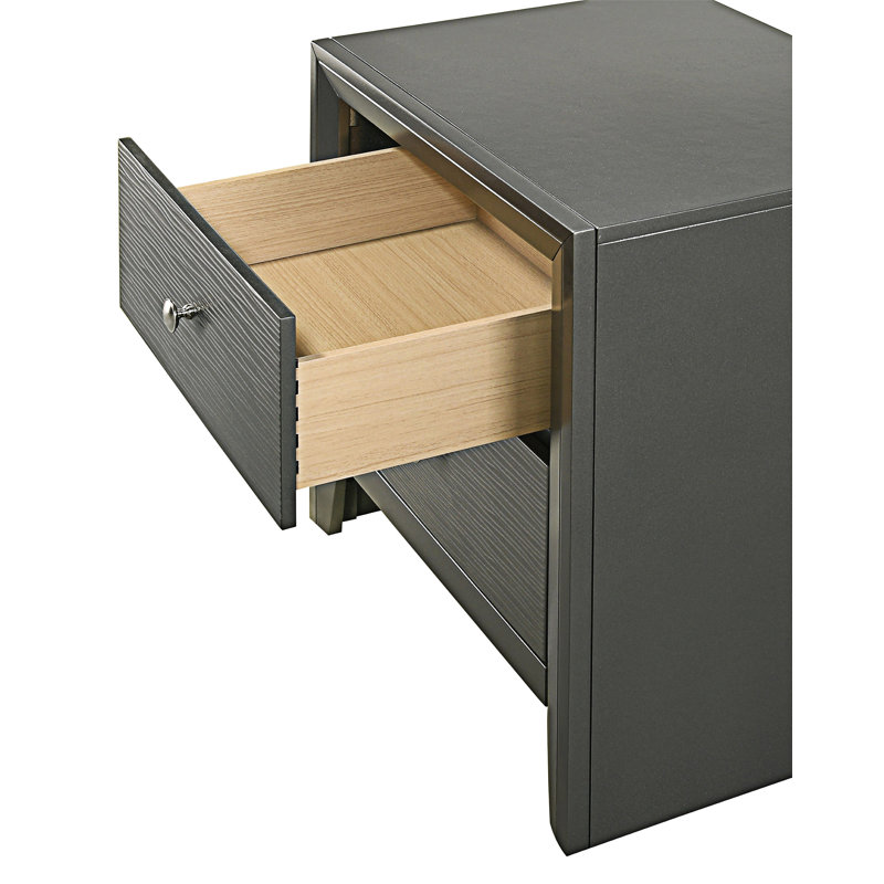 Nightstand Bedside Table With Drawers