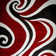 Collingwood Abstract Red/Black/White Area Rug
