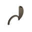Guichet demi-rond FHC HRT720DU - 8 po x 4 po - Bronze foncé anodisé-130976158