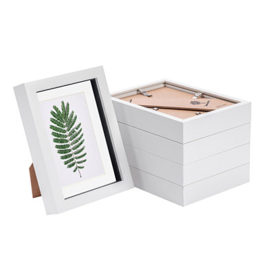 Nicola Spring - 3D Box Photo Frames - 5 x 7" with 4 x 6" Mount