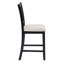 Ensemble de chaises de salle à manger modernes en bois, design ergonomique rembourré, cuisine et salle à manger