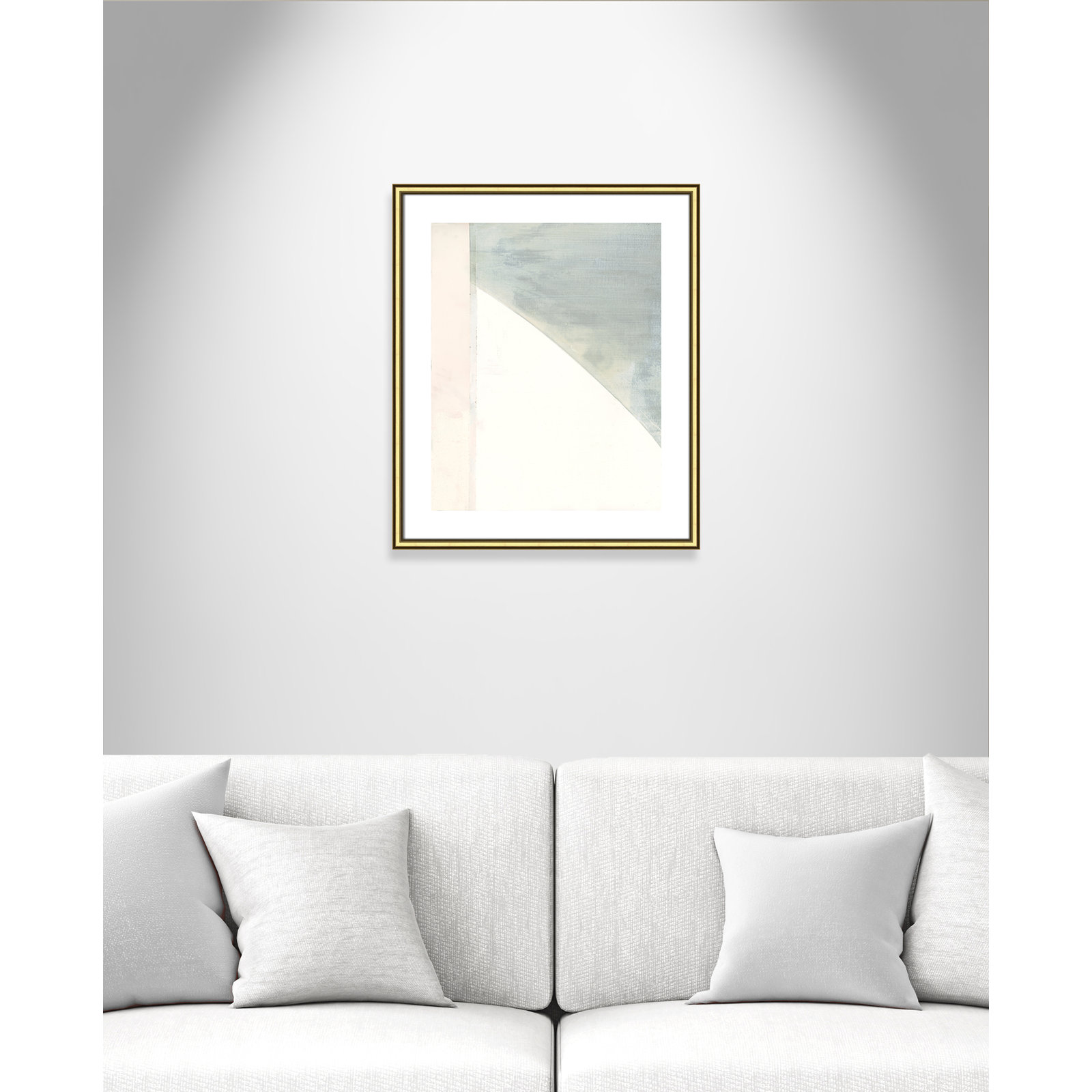 In Neutral I - Painting Print, Gold Framed Paper, 25.5" H x 21.5" W x 0.88" D