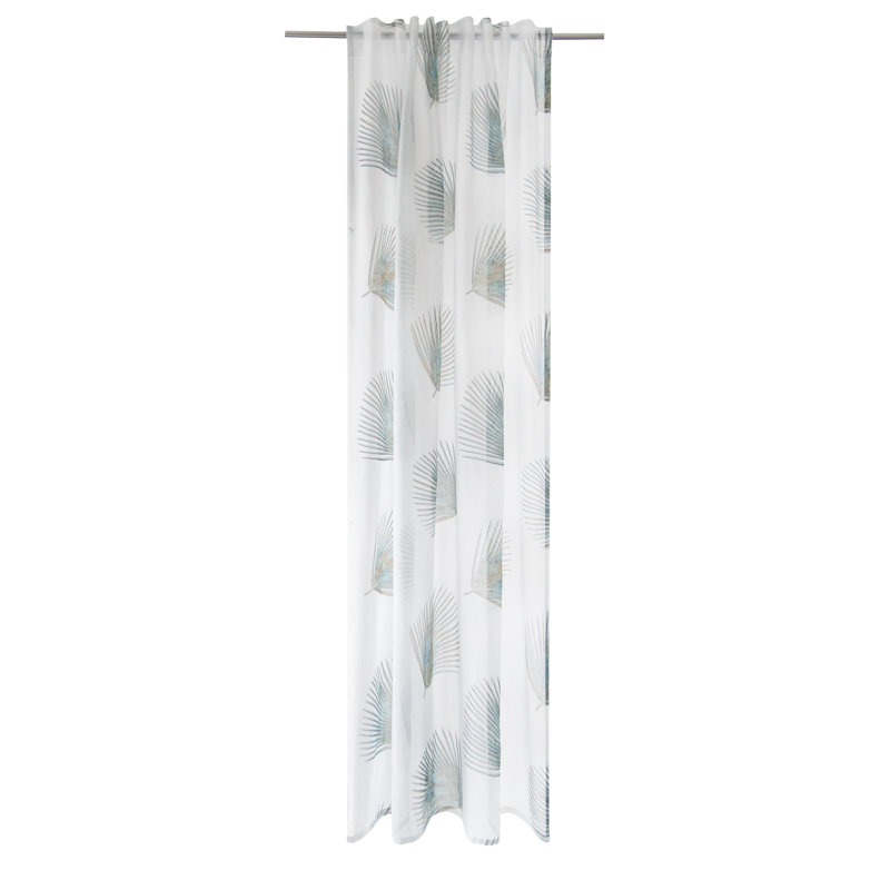 Garvin Semi Sheer Curtain, Grey