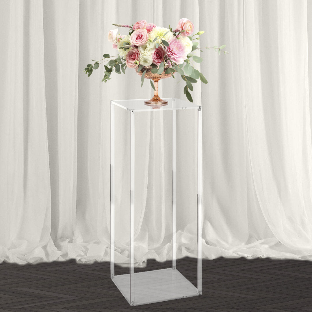 Acrylic Clear Wedding Centerpiece Column Flower Stand (Set of 10) YYBSH