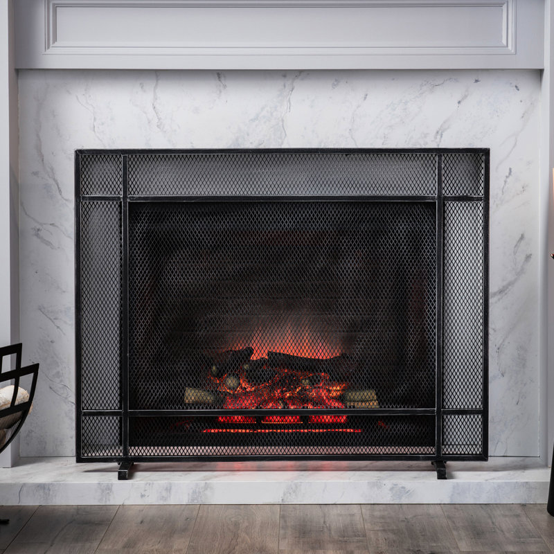 Foyer noir argenté brossé Spark - 31,76 po x 40,92 po