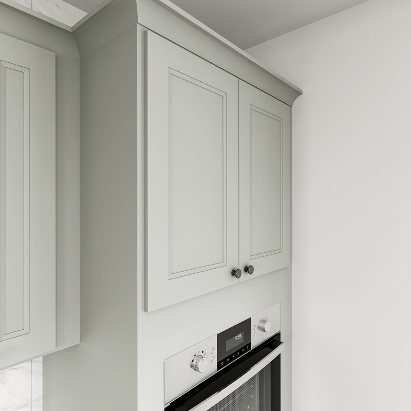 Armoire de four, 33" W x 30" H x 24" D, Double shaker Laguna Grey