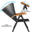 Foldable Outdoor Patio Dining Armchair