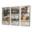 Country Kitchen Rustic Dream II - ensemble de reproductions d'art mural de cuisine-107195539-107195541