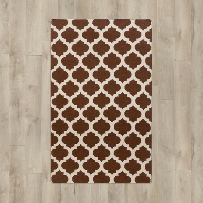 Kramer Wool Geometric Indoor Rug, Rectangle 9' x 13'