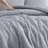 Nautica Nautical Stitch Solid Grey Comforter Set-110428685