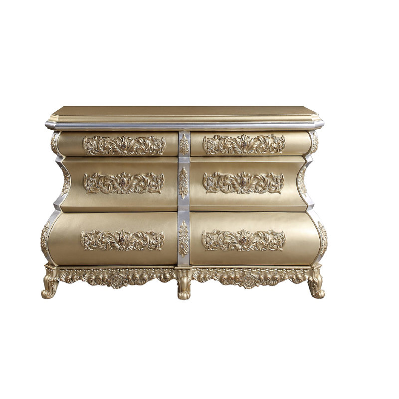 Commode double 6 tiroirs l 75 po