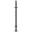 Barrière de jardin vidaXL noire 105 x 130 cm-113055252-113055249
