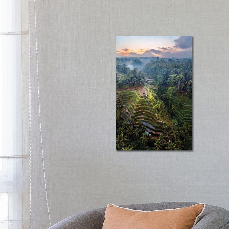 Rice Terraces Of Bali IV by Matteo Colombo - Wrapped Canvas Print, 66.04 cm H x 45.72 cm W x 1.91 cm D