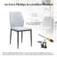 48cm H Fabric Upholstered Metal Side Chair-1468281420