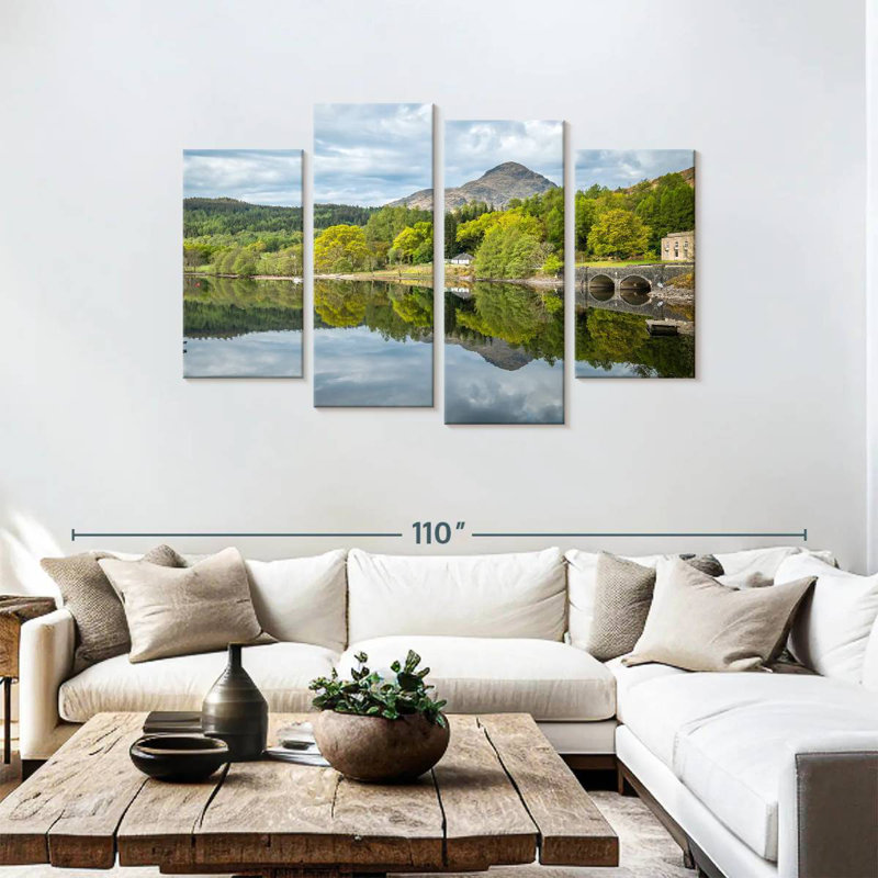 Alvord Glassy Loch Lomond, 48" H x 75" W