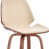 Siège beige / structure brune est en rupture de stock