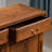 Solid Katalox Wood Console Cabinet
