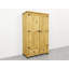 Vintage 2 Door Solid Wood Wardrobe