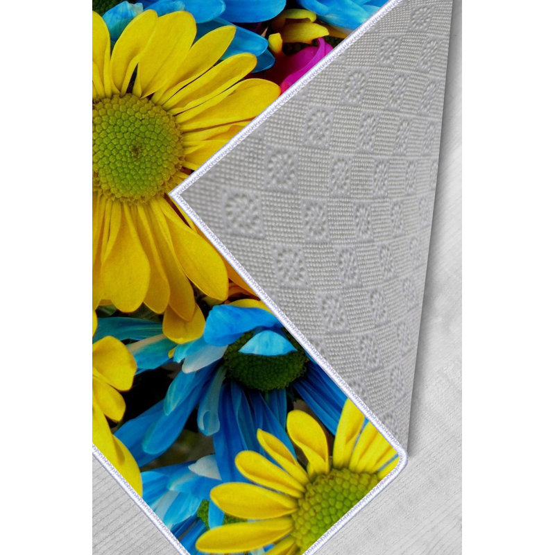 Premium Hall Carpet, 3D Digital Printed, 3.3 x 6.6 ft | 100% Polyester, 650 g/m² | Antibacterial, Non-Slip Underside, Pile Height: 0.3 in | Machine Washable, Perfect for High-Traffic Areas, Stylish & Durable Design