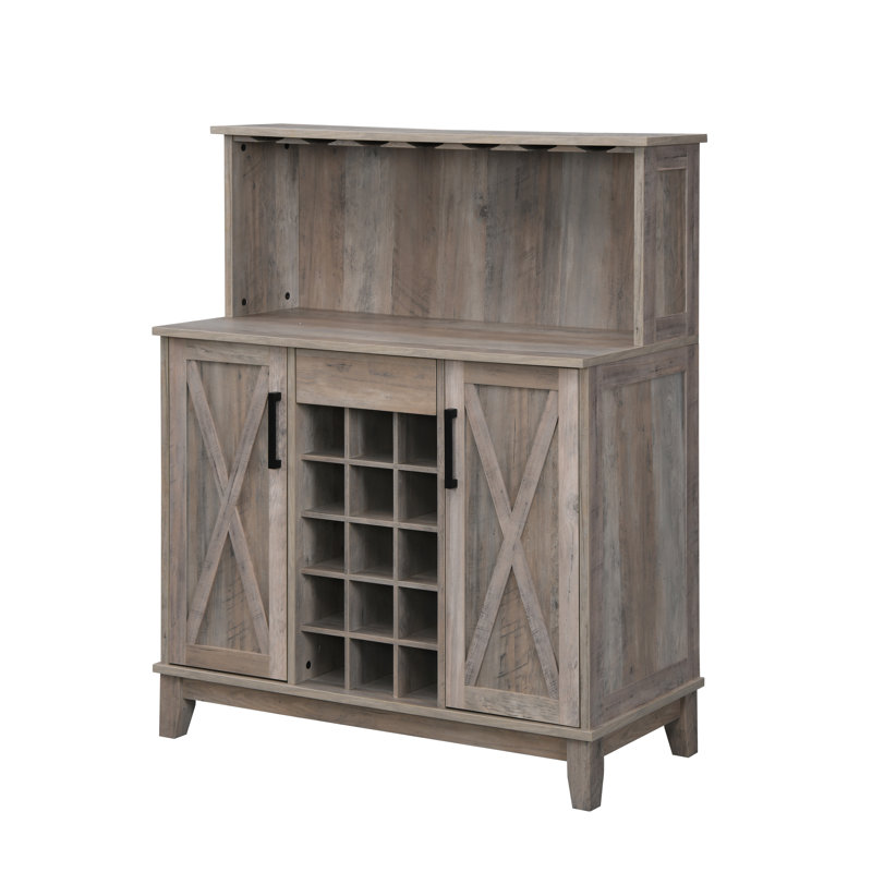 Armoire de bar Dunstable Home, Gris délavé