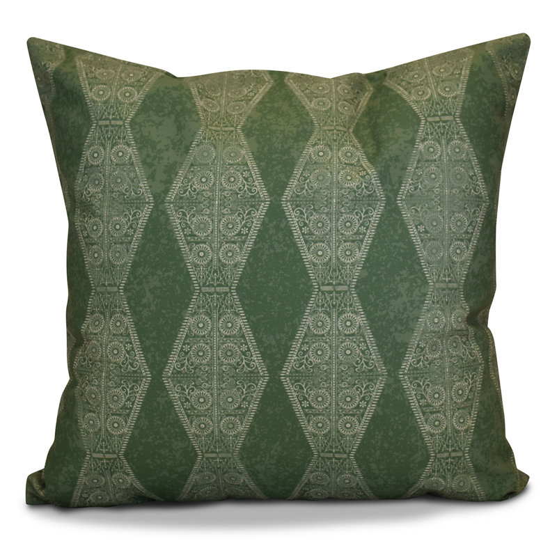 Housse et insert de coussin carré HH Revival, 16 po x 16 po, Vert