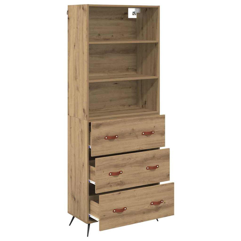 69.5cm Sideboard, Artisan Oak