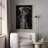 Moody Gothic " Skeletal Reaper with Scythe Moody Dark Illustrations Modern Art Work Decor " Print-101165782-101165779