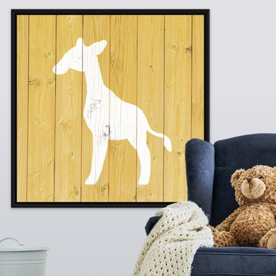 'Giraffe Zoo Animal Shape' Graphic Art Print