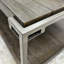 Table basse et tables d'appoint en graphite vieilli, salon en bois franc Durabilité 3, graphite, matériaux solides-307229764