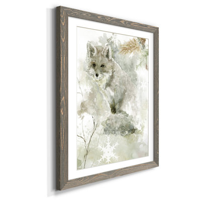 " Winter Lodge Fox " Painting Print