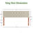 Adjustable Height Upholstered Headboard,Foldable Queen Beige-1208820231-1208820232