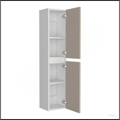 Solution de rangement murale moderne pour deux pièces Nettleton