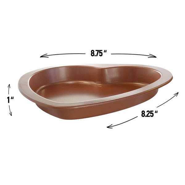 Gourmet Edge - 6pc Copper Ceramic Nonstick Bakeware Set