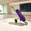 Chariot de golf léger à 3 roues pliable en aluminium avec porte-carte et porte-gobelet pour golf